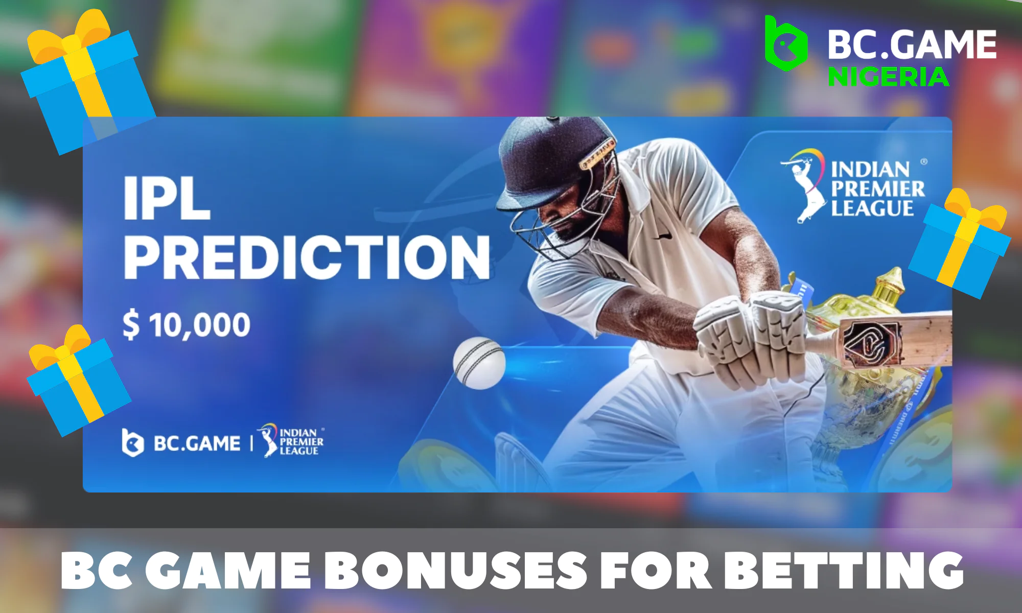 Sports betting bonuses available at BC Game