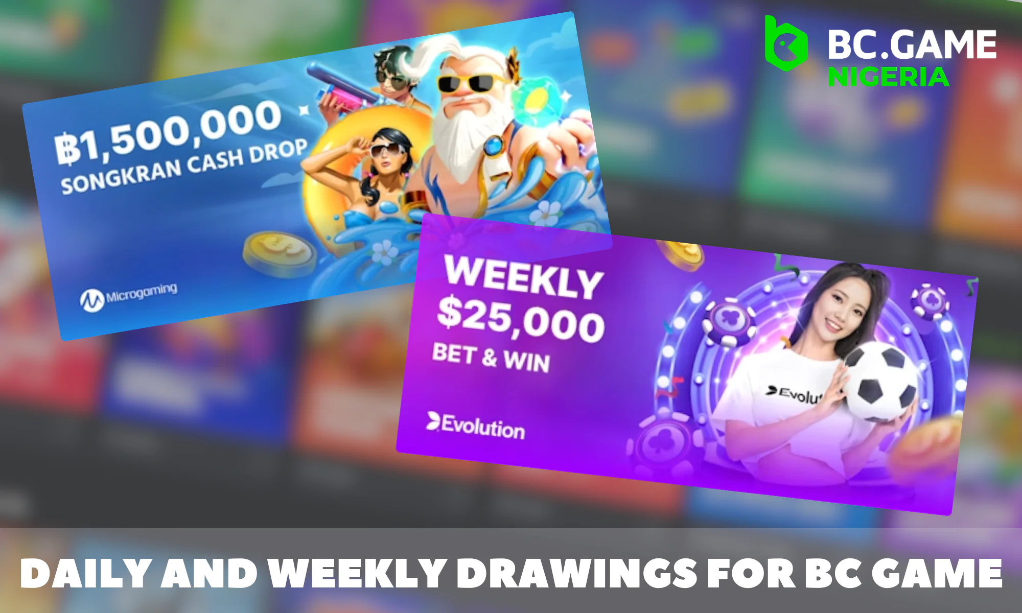 BC Game daily and weekly promotions