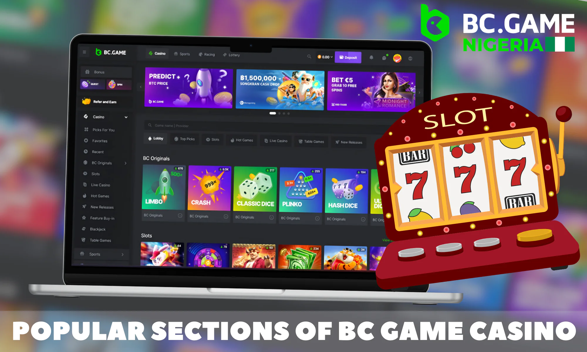 About BC Game Online Casino in Nigeria