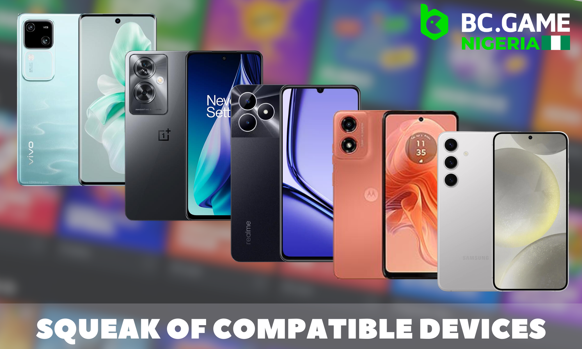 List of compatible devices with BC Game