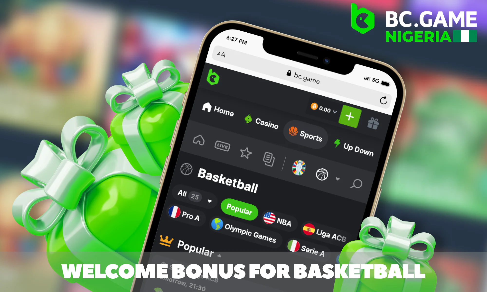 Welcome Bonus for Nigerian Bettors at BC Game