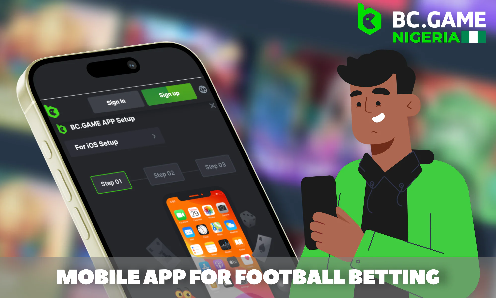 BC Game app for football betting available to Nigerian players