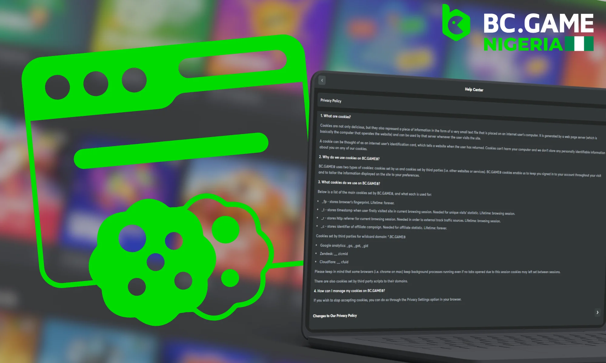 Cookies at BC Game Nigeria