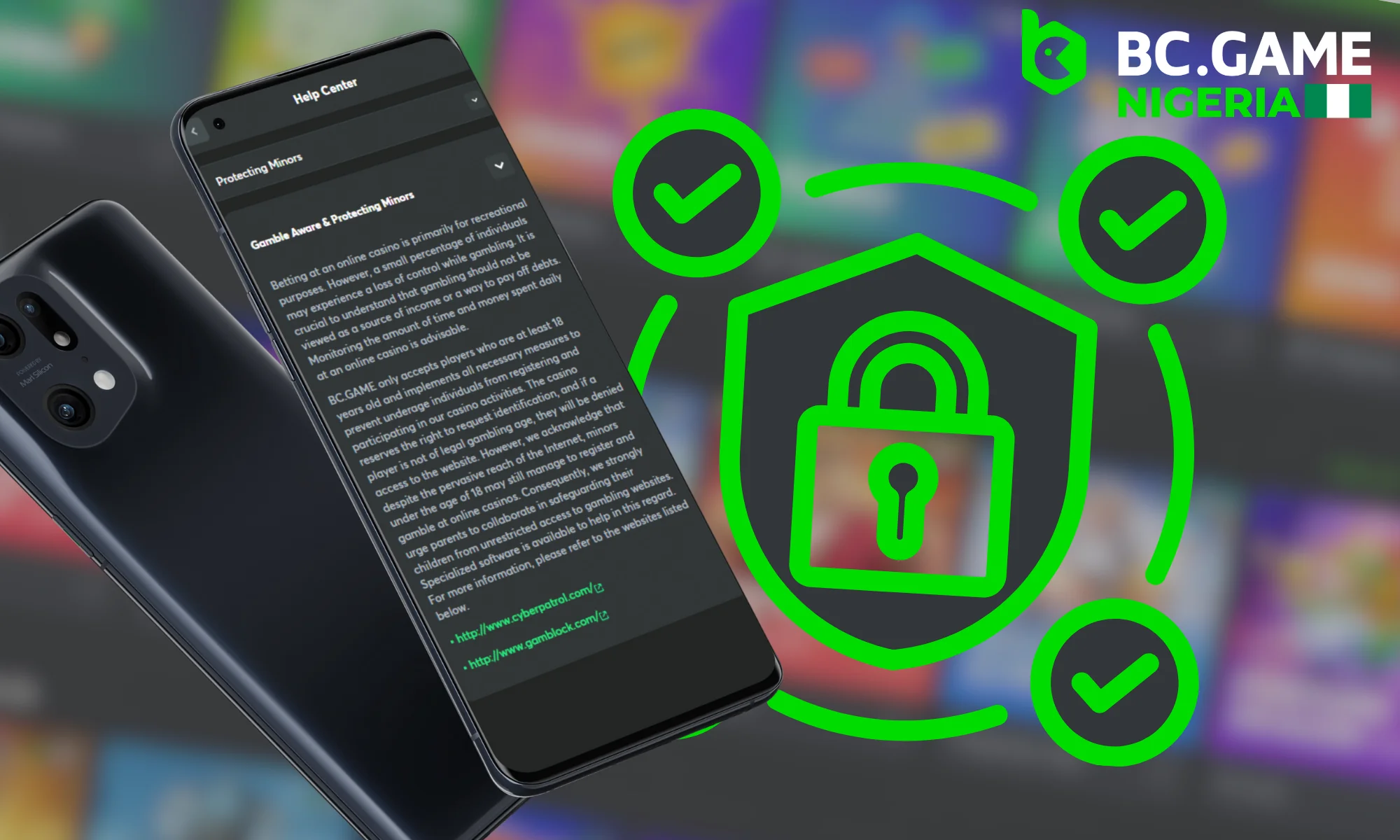 Safety measures for players from Nigeria at BC Game