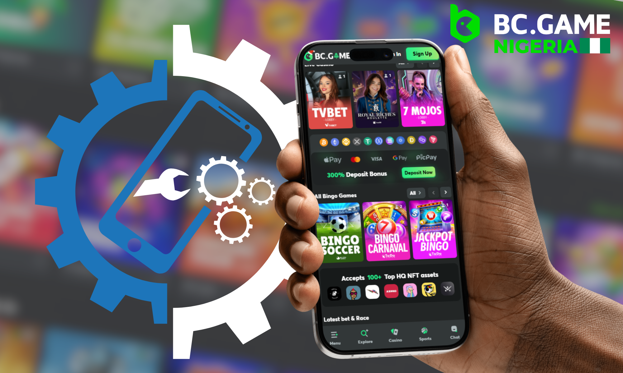 BC Game system requirements for iOS