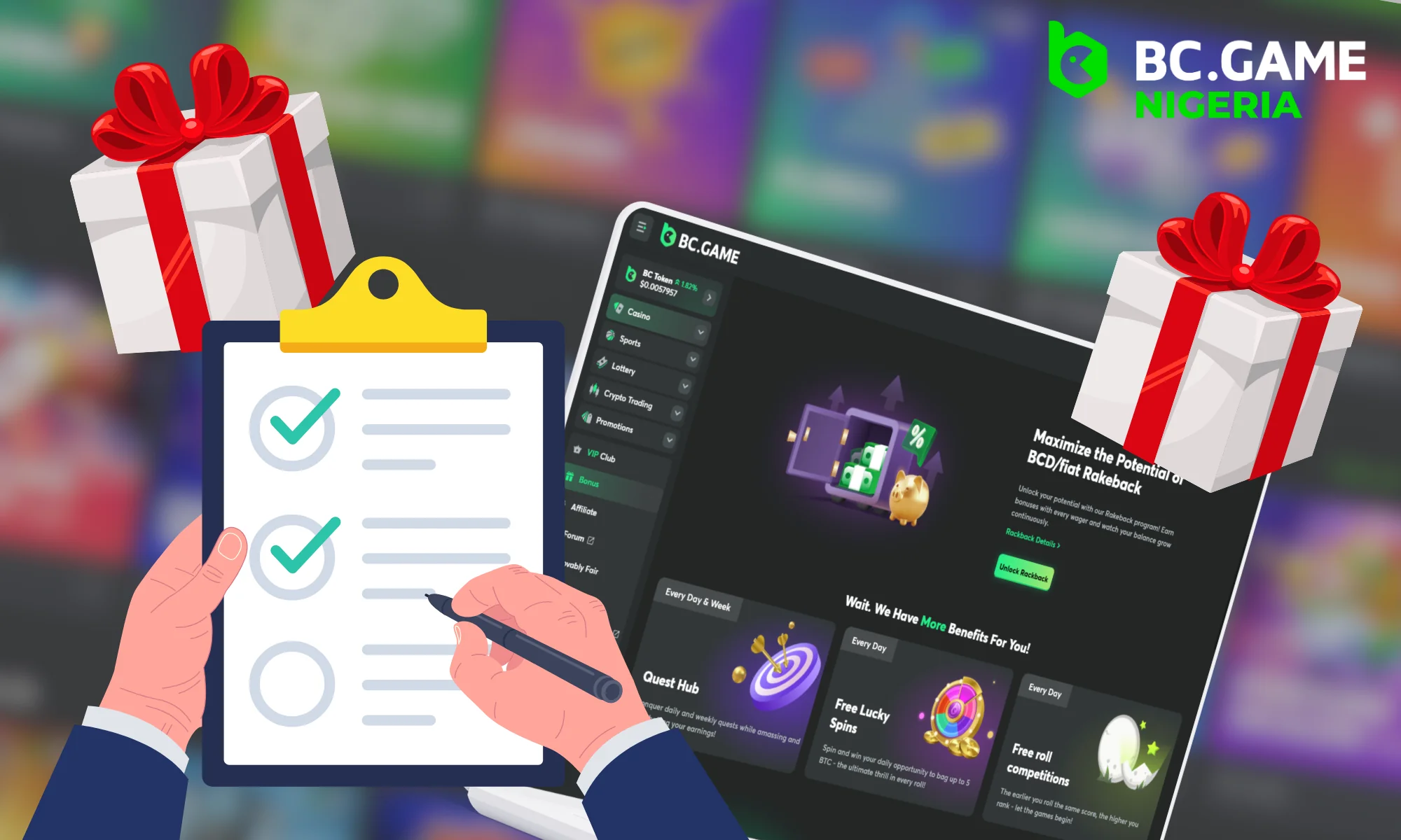 List of basic requirements for wagering BC Game